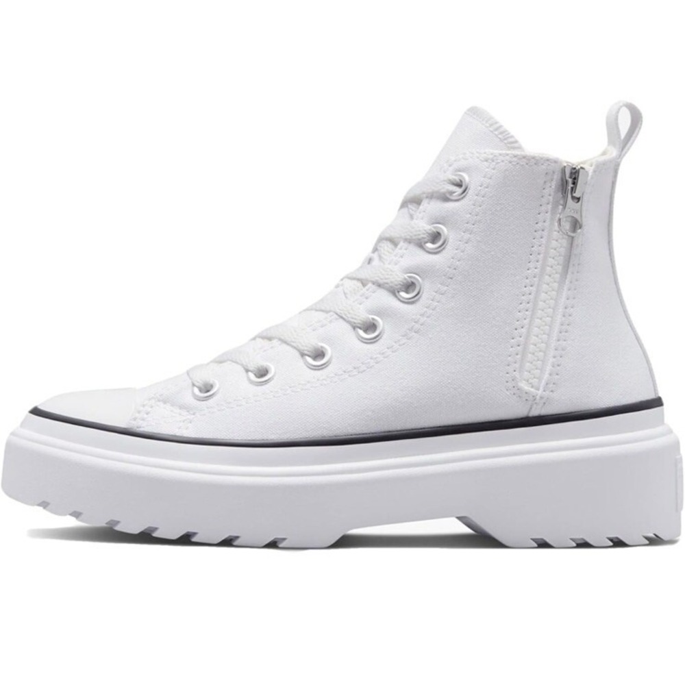 Converse Kids Chuck Taylor All Star Lugged Lift Platform Canvas High Top‎ Shoe 7